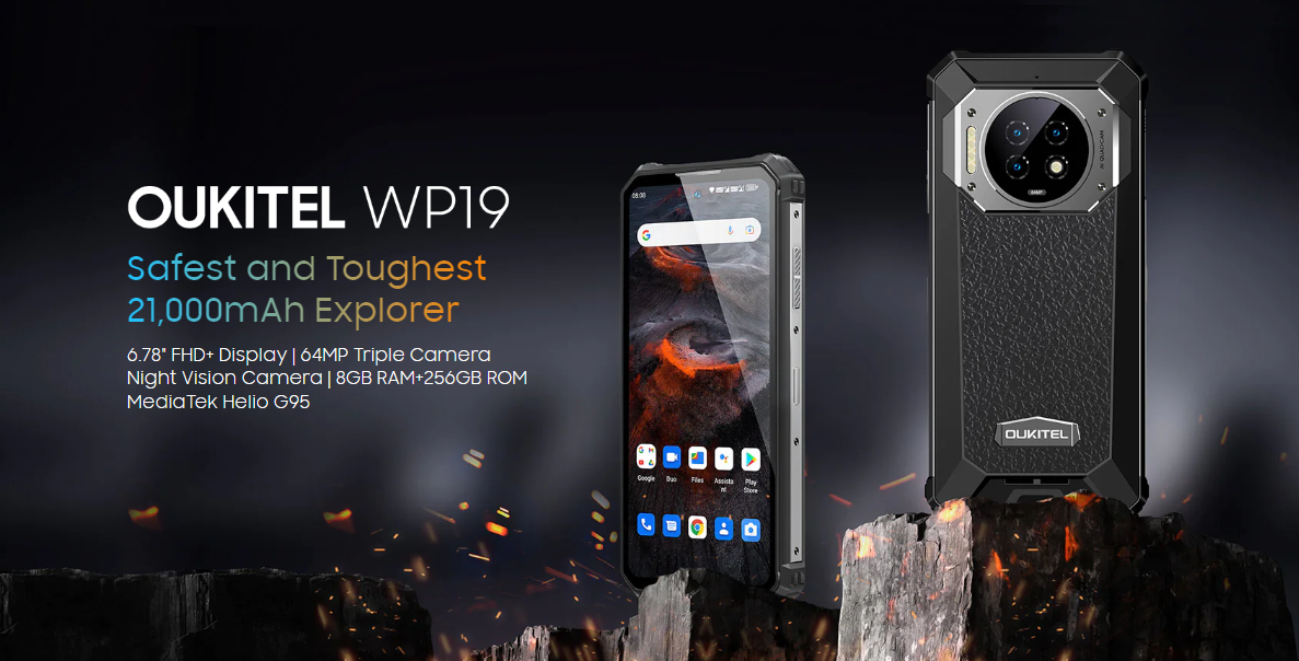 Unleash Your Outdoor Adventures with the Oukitel WP19: Massive Battery, Night Vision Camera, and Rugged Performance