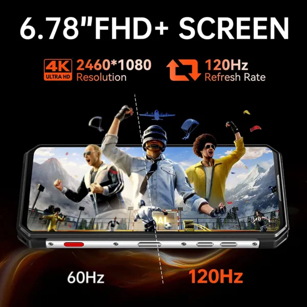 Oukitel WP21 Rugged Smartphones 6.78Inch FHD Night Vision 9800mAh Android 12 Mobile Phone 64MP Camera Helio G99 12GB+256GB Phone - Image 2
