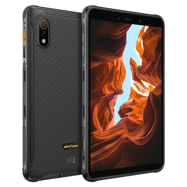 Ulefone Armor Pad Rugged Tablet Android 12 4GB RAM 64GB ROM IP68/IP69K 8.0” HD+ Display 4G Tablet Phone 13MP Camera