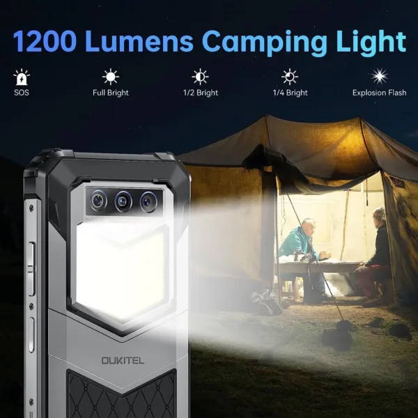 Oukitel WP26 Rugged Phone MTK P90 10000mAh 48MP+20MP Night Camera 8GB RAM 256GB ROM - Image 2