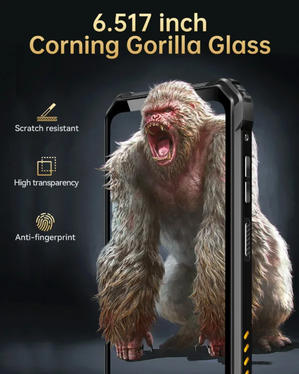 Oukitel WP23 Rugged Smartphones 6.52 Inch HD Display Octa Core 4GB+64GB 10600mAh Large Battery 13MP Camera 4G Mobile Phones NFC - Image 5